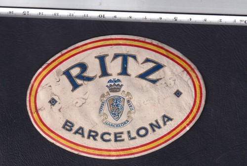 Ancienne étiquette bagage - ,
