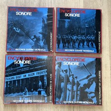 Encyclopédie Sonore de la Seconde Guerre Mondiale 4 coffrets 12 Disque complet