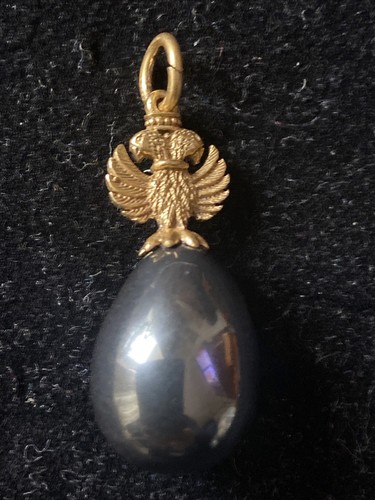 Pendentif onyx noir vermeil - noir,