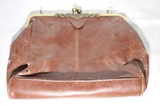 Vintage, sac, sacoche en cuir