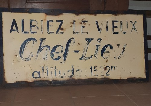 Ancien panneau - panneau, de