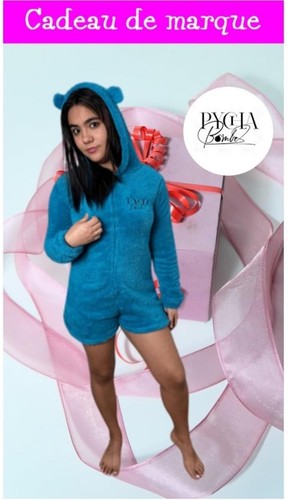 Pyjama combi short - combi-short, polaire