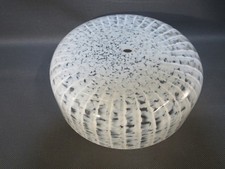 Ancien abat jour de lampe rond en verre vintage french antique lampshade