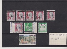TIMBRES ETAT ALGERIEN A VOIR  ** ET OBLI.