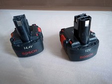 Lot 2 Batteries Perceuse Bosch - HS - 12V et 14,4V - ne tiennent plus la charge