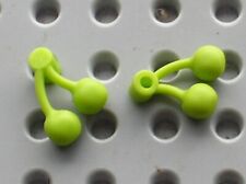 2 x Cerise LEGO Lime cherry