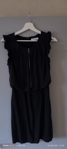 Robe chic sandro noire - robe, taille