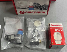 GIACOMINI Système de radiateur KIT + tête de radiateur thermostat R470 1/2...