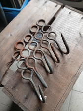 lot crochets de boucher boucherie ancien fer forgé collection cuisine