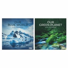 2026 Photographique Calendrier Notre Planète Agenda Nature Oceans Tenture Murale