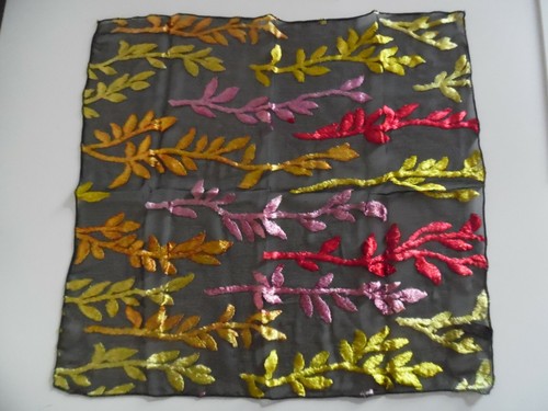 Pochette velours soie - de,