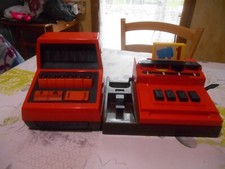 vintage jeu petite fille Caisse enregistreuse avec distributeur de monnaie MOB