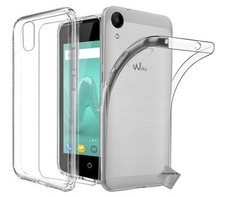 Housse etui coque silicone gel fine Wiko Sunny 2 + verre trempe - TRANSPARENT TP