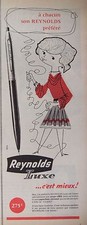 PUBLICITÉ 1959 REYNOLDS LUXE