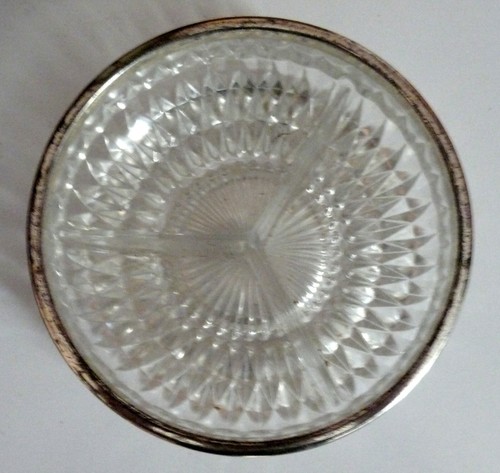 Ravier verre plat à 3 - à,
