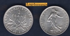 1 Franc Semeuse 1914 C SPL Castelsarrasin 43421 Exem - III République, 1871-1940