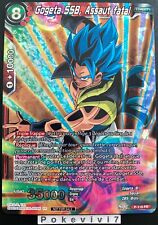 Carte Dragon Ball Super GOGETA SSB, ASSAUT FATAL P-118 PR DBZ FR NEUF
