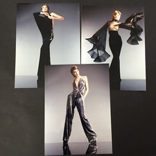 CARDIN 3 Photos Mode Collection Evolution 1998/1999 Argentique