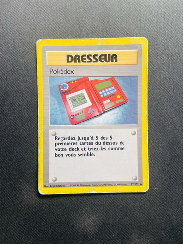 Carte pokémon pokédex 102 - pokémon, 87/102