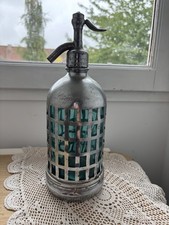 Siphon Ancien Avec Cage Métallique Lion D’or Bordeaux France - Kit Complet 