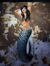 Ancienne Pin-up Pneus DUNLOP