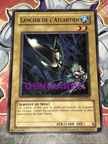 Carte lancier de - gi,