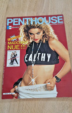 Superbe Affiche Presse 1985 MADONNA 40x30 PENTHOUSE PLV  BUREAU TABAC poster