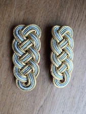 Allemand Épaulettes Général Officier Heer WW2 (reproduction)