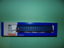 ROCO wagon bâché long bleu