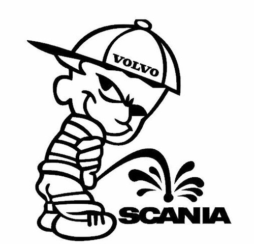 Sticker volvo scania - volvo, vs