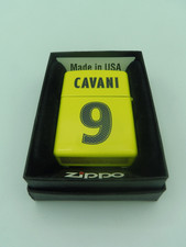 BRIQUET ZIPPO ESSENCE - CAVANI 9 , PARIS SAINT GERMAIN , PSG 2017 , JAUNE TBE