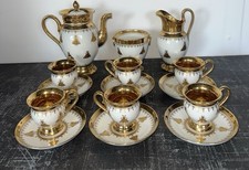 Service A Café En Porcelaine De Sèvres Empire