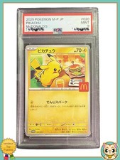 PSA9 Pikachu Promo Mcdonald's 020/M-P 2025 Pokémon Card Japanese