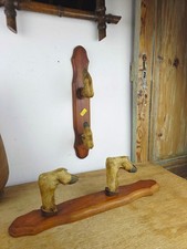 Porte fusil mural bois 2