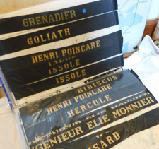 MARINE NATIONALE  : 1-UN ANCIEN  RUBAN LEGENDE MARINE / AU CHOIX ..... 2