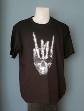 T-shirt homme Geste Rock Taille L Rock n roll Metal Hardrock/Neuf