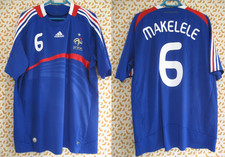 Maillot Equipe de France Adidas Euro 2008 Makelele n°6 vintage shirt Home - XL