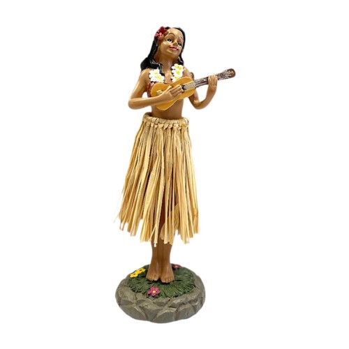 Fille hawaïenne jouant