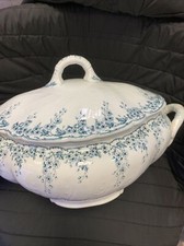 Ancienne Soupière Faïence Luneville KG Modèle Lucette (35)