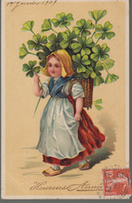 CARTE POSTALE RELIEF GAUFREE