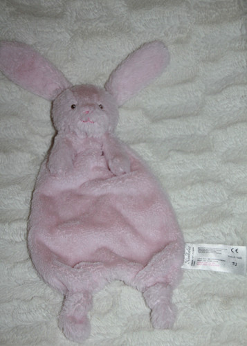 Doudou kimbaloo lapin - kimbaloo, plat