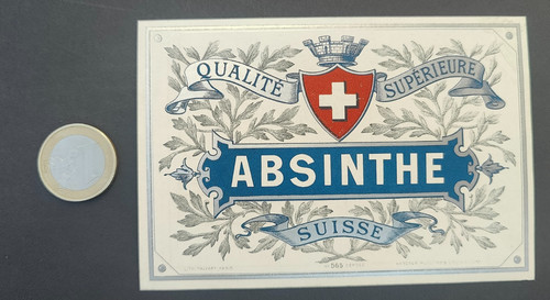 Ancienne étiquette absinthe - ancienne,