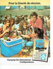 Publicité Advertising 058  1978   Camping Gaz  glacière Isotherm