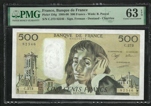 France 500 francs pascal - :,
