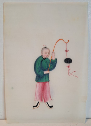 Gouache miniature enfant