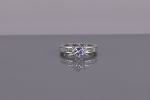 Sterling silver round cubic - round,