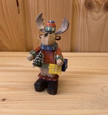 Figurine en Bois Élan Avec