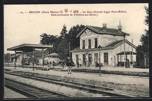 Cpa bricon gare - la,