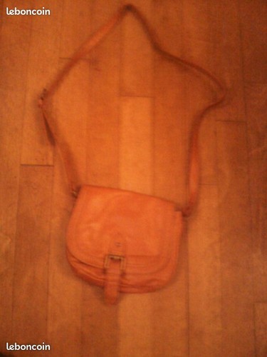Petit sac beige fonce femme
