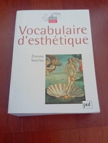 Vocabulaire esthetique - d,